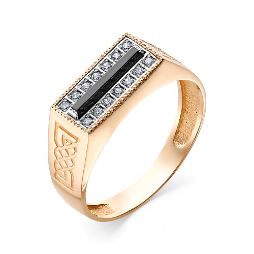 Мужское кольцо из золота 585 пробы, арт. 91-02-558, цена 10240 рублей