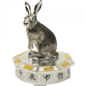 Серебряная статуэтка -год "Кролика", арт. 1007-05-00504