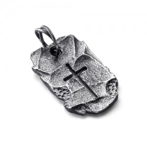 Подвеска-руна "Крест" из серебра 925 арт.33-00-379