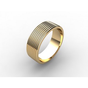Обручальное кольцо из золота 585 пробы арт. 300-002