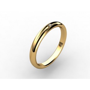Обручальное кольцо из золота 585 пробы арт. 300-013