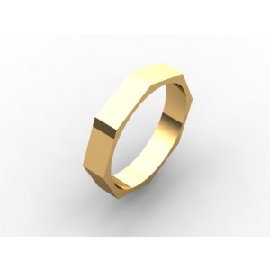 Обручальное кольцо из золота 585 пробы арт. 300-015