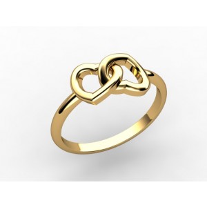 Обручальное кольцо из золота 585 пробы арт. 300-017