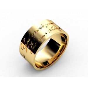 Обручальное кольцо из золота 585 пробы арт. 300-024