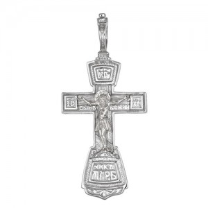 Крест мужской из серебра 925 пробы арт. 300-5-516